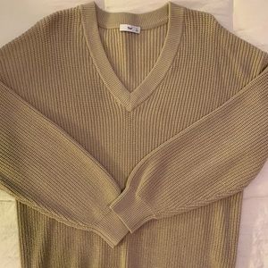 Knit V-Neck Sweater